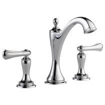 Brizo Charlotte® Widespread Lavatory Faucet - Less Handles 1.2 GPM - Bidet Lever Handle - Polished Chrome