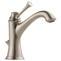 Brizo Baliza single handle lavatory faucet in brushed nickel finish