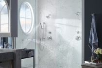 Brizo Baliza® Widespread Lavatory Faucet - Less Handles 1.5 GPM - Lever Handle - Polished Chrome