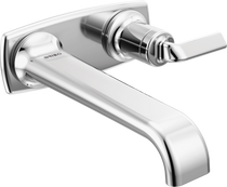 Brizo Allaria Wall-Mount Bathroom Faucet in Shining Chrome