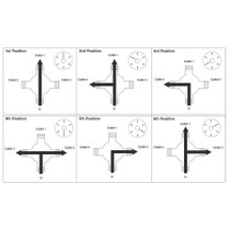 Brizo Thermostatic Shower System with Rain Shower Head, Hand Shower with Slide Bar, 6 Function Diverter, and 2 Body Sprays from the Virage Collection Brilliance Polished Nickel