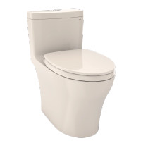 Toto Aquia® IV One-Piece Toilet - 1.28 GPF & 0.9 GPF Elongated Bowl - Washlet + Connection New - Sedona Beige