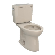 Toto Drake® Two-piece Toilet, 1.6 GPF, Elongated Bowl - Bone