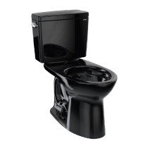 Toto Drake® Two-piece Toilet, 1.28 GPF, Elongated Bowl - Ebony