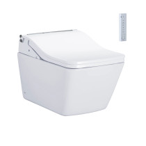 Toto RP Washlet®+ SW Wall-Hung Toilet - 1.28 GPF & 0.9 GPF - Auto Flush - Cotton