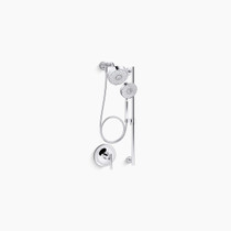 Kohler Home / Bath & Shower Faucets / Purist®   Purist® Showering Kit, 1.75 gpm - Polished Chrome