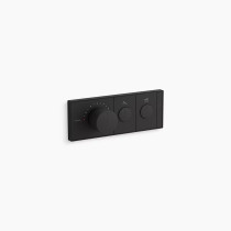Kohler Anthem® Two-outlet Recessed Mechanical Thermostatic Valve Control - Matte Black