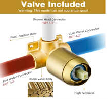 Royal Marisa Brushed Gold One-Way Shower System , ADA, Balanced Temperature