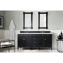 James Martin Vanities Brittany 72" Double Basin Poplar Wood Vanity Set