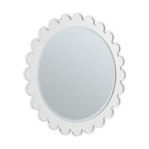 James Martin Vanities Adelese 32" Diameter Contemporary Circular Wood Framed Bathroom Wall Mirror