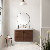 James Martin Vanities Amberly 36" Single Basin Rubberwood Vanity Set