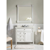 James Martin Vanities Brittany 36" Single Basin Poplar Wood Vanity Set - 655-V36