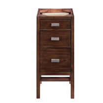 James Martin Vanities Addison 117" Double Basin Poplar Wood Vanity Set with Quartz Top, USB/Electrical Outlets and Matching Mirror