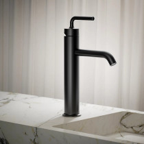 Kohler Purist® Tall Single-handle Bathroom Sink Faucet With Lever Handle, 1.2 Gpm - Matte Black