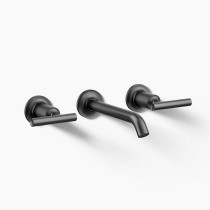 Kohler Purist® Wall-mount Bathroom Sink Faucet Trim With Lever Handles, 1.2 Gpm, Vibrant Brushed Graphite