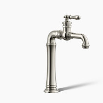 Kohler Artifacts® Gentleman's® Single-handle Bathroom Sink Faucet, 1.2 Gpm - Vibrant Polished Nickel