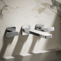 Kohler Parallel® Wall-mount Bathroom Sink Faucet Trim, 1.2 Gpm - Polished Chrome