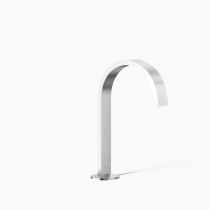 Kohler Components® Bathroom Sink Faucet Spout With Ribbon Design, 1.2 Gpm - Polished Chrome