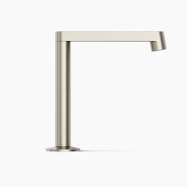 Kohler Components Bathroom Sink Faucet Spout With Row Design, 1.2 Gpm - Vibrant Brushed Nickel
