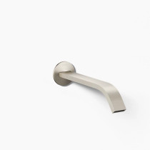 Kohler Components® Wall-mount Bathroom Sink Faucet Spout With Ribbon Design, 1.2 Gpm - Vibrant Brushed Nickel