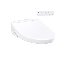 Ultra-slim luxury electronic bidet seat with a sleek, contemporary profile