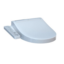 . Electronic bidet seat for round toilets featuring EWATER+ cleaning