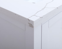 Royal Pearl 42 inch White Left Sink Bathroom Vanity