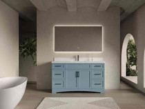 Royal Pearl 60 inch Polaris Blue Single Sink Bathroom Vanity