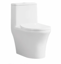 Crown Noma One-Piece Toilet, Dual-Flush Elongated Toilet (Soft Close Seat Included)