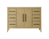 Royal Tacoma 42 inch Natural Maple  Bathroom Vanity, With Quartz Countertop