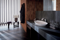 Toto Kiwami® 23-5/8" Oval Vessel Lavatory - Matte Gray