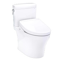 Toto Aquia® IV Cube Washlet®+ S5 Two-Piece Toilet - 1.28 GPF/0.9 GPF - Cotton