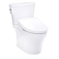 Toto Aquia® IV Arc Washlet®+ S5 Two-Piece Toilet - 1.28 GPF/0.9 GPF - Cotton