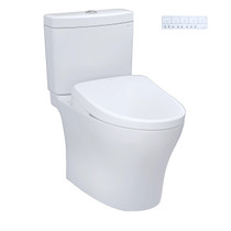 Toto Aquia® IV - Washlet®+ S7 Two-Piece Toilet - 1.28 GPF & 0.9 GPF - Cotton