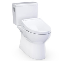 TOTO Glaston™ 1G® WASHLET®+ Two-Piece Toilet - 1.0 GPF - Cotton