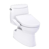 TOTO Carlyle® II WASHLET®+ S2 One-Piece Toilet - 1.28 GPF - Cotton