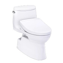 TOTO Carlyle® II WASHLET®+ S5 One-Piece Toilet - 1.28 GPF - Cotton