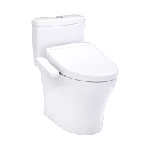 TOTO Aquia® IV WASHLET®+ S2 One-Piece Toilet - 1.28 GPF/0.9 GPF - Cotton