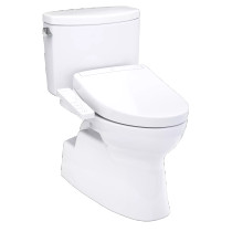 TOTO Vespin® II WASHLET®+ S2 Two-Piece Toilet - 1.28 GPF - Cotton