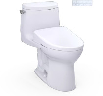 TOTO UltraMax II 1G WASHLET®+ S7 One-Piece Toilet - 1.0 GPF - Cotton