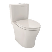 TOTO Aquia® IV Toilet - 1.28 GPF & 0.9 GPF, Universal Height - WASHLET+ Connection - New - Sedona Beige