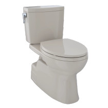 TOTO Vespin® II 1G Two-Piece Toilet, Elongated Bowl - 1.0 GPF - WASHLET®+ Connection - Bone