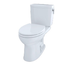 TOTO Drake® II 1G Two-Piece Toilet - 1.0 GPF Right Hand Lever - Cotton