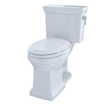 TOTO Promenade II Two-Piece Toilet - 1.28 GPF with Right Hand Lever- Cotton