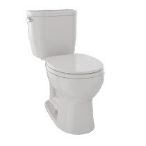 TOTO Entrada™ Close Coupled Round Toilet 1.28GPF - Sedona Beige