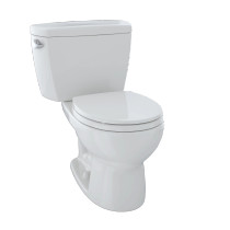 TOTO Drake® Two-Piece Toilet, 1.6 GPF, Round Bowl - Colonial White