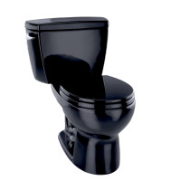TOTO Drake® Two-Piece Toilet, 1.6 GPF, Round Bowl - Ebony