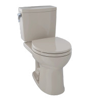 TOTO Drake® II Two-Piece Toilet, Round Bowl, 1.0 GPF - Bone