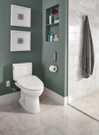 TOTO Drake® II 1G Two-Piece Toilet, Elongated Bowl, 1.0 GPF - Cotton