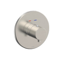 TOTO Thermostatic Mixing Valve Trim - Round - Brushed Nickel